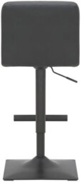 Lamboro Luscious Kitchen Bar Stool, Matt Black Footrest & Base, Height Adjustable Swivel Gas Lift, Breakfast Bar & Home Barstool, Black - thumbnail 5
