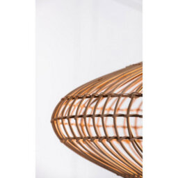 Lucide Magali Scandinavian Rattan Pendant Light 56Cm - 1Xe27 - Light Wood - thumbnail 6