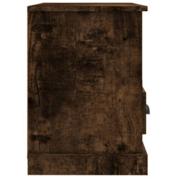Berkfield Durable Tv Cabinet Smoked Oak 80X35X50 Cm Engineered Wood - thumbnail 7