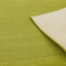 Green Simple And Stylish Wool Modern Plain Handmade Rug For Living Room And Bedroom-68 X 240Cm (Runner) - thumbnail 5