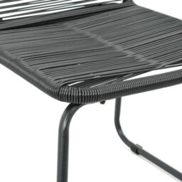 Berkfield 3 Piece Garden Dining Set Pvc Rattan Black And Brown - thumbnail 6