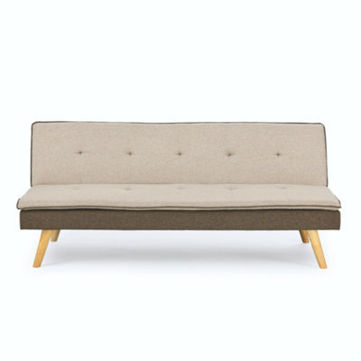 Mattress Guru Zuma Versatile 3 Seater Fabric Padded Sofa Bed, 3 Seater, Durable Hardwood Frame - image 1