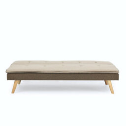 Mattress Guru Zuma Versatile 3 Seater Fabric Padded Sofa Bed, 3 Seater, Durable Hardwood Frame - thumbnail 3