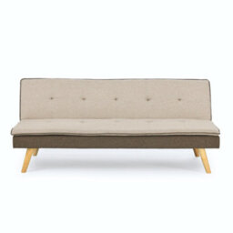 Mattress Guru Zuma Versatile 3 Seater Fabric Padded Sofa Bed, 3 Seater, Durable Hardwood Frame - thumbnail 1