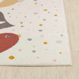 Livabliss Ankara-Kids Mulitcoloured Yellow Blue Washable Rug For Children's Rooms 80 X 150 Cm Easy Care, Non Shedding - thumbnail 5