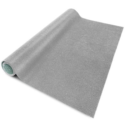 Floordirekt Artificial Felt Grass Matting Wonder Colour Easy Care Durable Ideal For Balcony Terrace Grey - 200 X 200 Cm - image 1