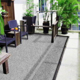 Floordirekt Artificial Felt Grass Matting Wonder Colour Easy Care Durable Ideal For Balcony Terrace Grey - 200 X 200 Cm - thumbnail 2