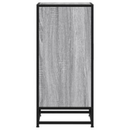 Berkfield Sideboard Grey Sonoma 35.5X35X76 Cm Engineered Wood And Metal - thumbnail 5
