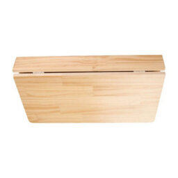 60X40Cm Folding Wall Desk Drop Leaf Table Laptop Dining Writing Desk Floating Wood Shelf - thumbnail 4