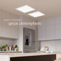 Charnwood Led Panel Light Lucerna - Warm White, Ultra-Slim, Ceiling And Wall Mounting 45 X 45 Cm -White - thumbnail 7