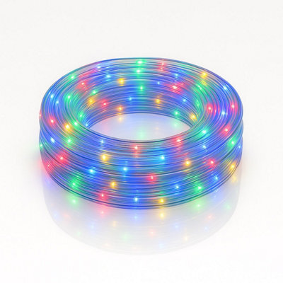 HSD Multicolour 10M Flexi Led Multifunction Rope Light - Indoor And Outdoor Battery Operated With 8 Function Timer (6H On / 18H Off) - image 1