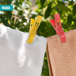 Geezy Towel Clips Colourful Pegs For Beach Laundry Clothes Lounger Clamps 8Pcs - thumbnail 4
