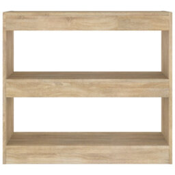 Berkfield Book Cabinet/room Divider Sonoma Oak 80X30X72 Cm - thumbnail 3