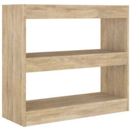 Berkfield Book Cabinet/room Divider Sonoma Oak 80X30X72 Cm - thumbnail 2