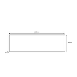 Splashwall Green & Grey Aluminium Splashback, (H)600mm (W)2440mm (T)4mm - thumbnail 4