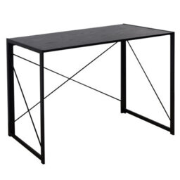 House Of Home Multifunction Folding Desk Portable Compact Computer Table In Black 100Cm - thumbnail 6