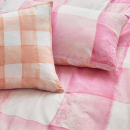 Furn. Whitstable Super King Duvet Cover Set, Cotton, Polyester, Prism Pink - thumbnail 3