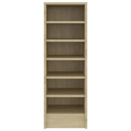 Berkfield Shoe Cabinet Sonoma Oak 31.5X35X90 Cm Engineered Wood - thumbnail 3