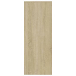 Berkfield Shoe Cabinet Sonoma Oak 31.5X35X90 Cm Engineered Wood - thumbnail 4