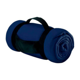 Sols Stavenger Fleece Plaid Blanket French Navy (One Size)