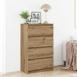 Vidaxl Sideboard Artisan Oak 60X35X98.5 Cm Engineered Wood