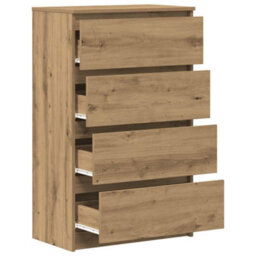 Vidaxl Sideboard Artisan Oak 60X35X98.5 Cm Engineered Wood - thumbnail 5