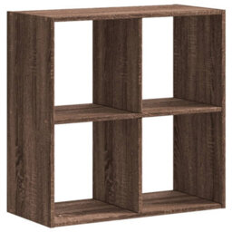 Walplus Bookcase Brown Oak 68.5X32X68.5 Cm Engineered Wood - thumbnail 6