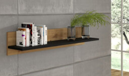 Arte Modern Nuka Wall Shelf In Oak Artisan W1000mm X H190mm X D200mm - thumbnail 2