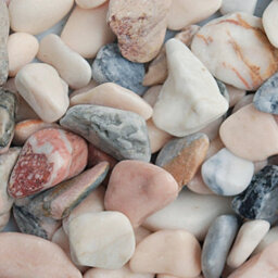 Charles Watson Flamingo Pebbles 20-50mm Rounded Marble Approx. 20Kg Poly Bag - thumbnail 2