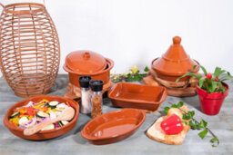 Verano Spanish Ceramics El Toro Glazed Terracotta Brown Kitchen Dining Wine Cooler (H) 21.5Cm - thumbnail 5