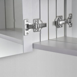 Plum&clay Rey Led Illuminated Single Mirrored Wall Cabinet With Demister (H)700mm (W)500mm - thumbnail 4