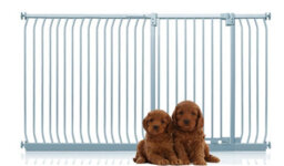 Bettacare Extra Tall Elite Dog Gate, 198Cm - 207Cm, Matt Grey, Extra Tall 96.8Cm In Height, Pressure Fit Pet Gate - thumbnail 1