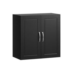Sobuy Frg231-Sch, Bathroom Wall Cupboard Kitchen Wall Cabinet Bathroom Cabinet Mounted Storage Unit With 2 Door,black