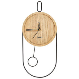 Beliani Wall Clock Sierre 20 Cm Light Brown - thumbnail 4