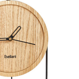 Beliani Wall Clock Sierre 20 Cm Light Brown - thumbnail 7
