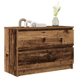 Berkfield Tv Cabinet Old Wood 80X35X54 Cm Engineered Wood - thumbnail 4