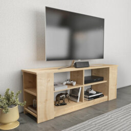 Decorotika Space Tv Stand Tv Unit For Tvs Up To 55 Inch Sapphire Oak - thumbnail 2
