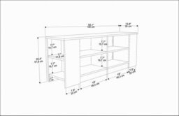 Decorotika Space Tv Stand Tv Unit For Tvs Up To 55 Inch Sapphire Oak - thumbnail 5