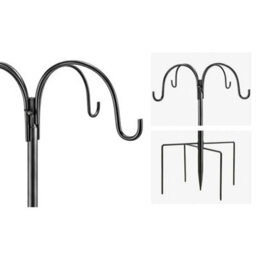 Adjustable Bird Feeder Stand With 4 Hanging Arms - thumbnail 4