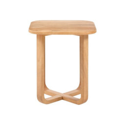 MH London Duchie Solid Wood Side Table Living Room Wooden Side Table Bedside Blonde Natural Side Table - thumbnail 2