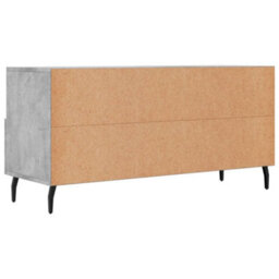 Berkfield Sturdy Tv Cabinet Concrete Grey 102X36X50 Cm Engineered Wood - thumbnail 8