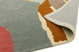 Abstract Multi Wool Handmade Luxurious Modern Easy To Clean Abstract Rug For Dining Room Bldroom And Living Room-200Cm X 290Cm - thumbnail 5