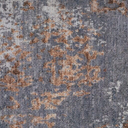 Loomed Silver Gold Metallic Distressed Abstract Anti Slip Washable Rug 200X290Cm - thumbnail 3