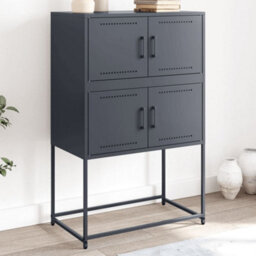 Berkfield Sideboard Anthracite 68.5X38.5X107 Cm Steel