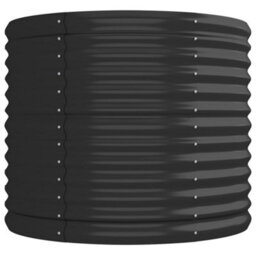 Walplus Garden Raised Bed Galvanised Steel 224X80X68 Cm Anthracite - thumbnail 4