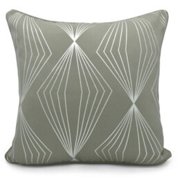 Velosso Foil Print Soft Fabric Cushion, Zip Closure, Machine Washable - Stylish Home Decor Accent, Durable Cushion - Black - thumbnail 2