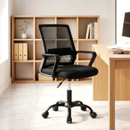JAJALUYA Office Chair Ergonomic Mesh Swivel Height-Adjustable Computer Chair - thumbnail 2