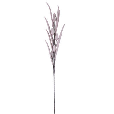 Vanity Living Set Of 3 125Cm Foam Bunny Tail Grass, Artificial Arrangements For Indoor Decor, Fake Flowers