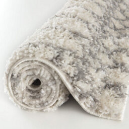 The Rugs Soft Moroccan Diamond Shaggy Rugs And Runners High Pile Ivory And Grey Living Room Kitchen Hallway 1000 - thumbnail 9