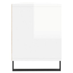 Berkfield Tv Cabinet High Gloss White 150X30X44.5 Cm Engineered Wood - thumbnail 7